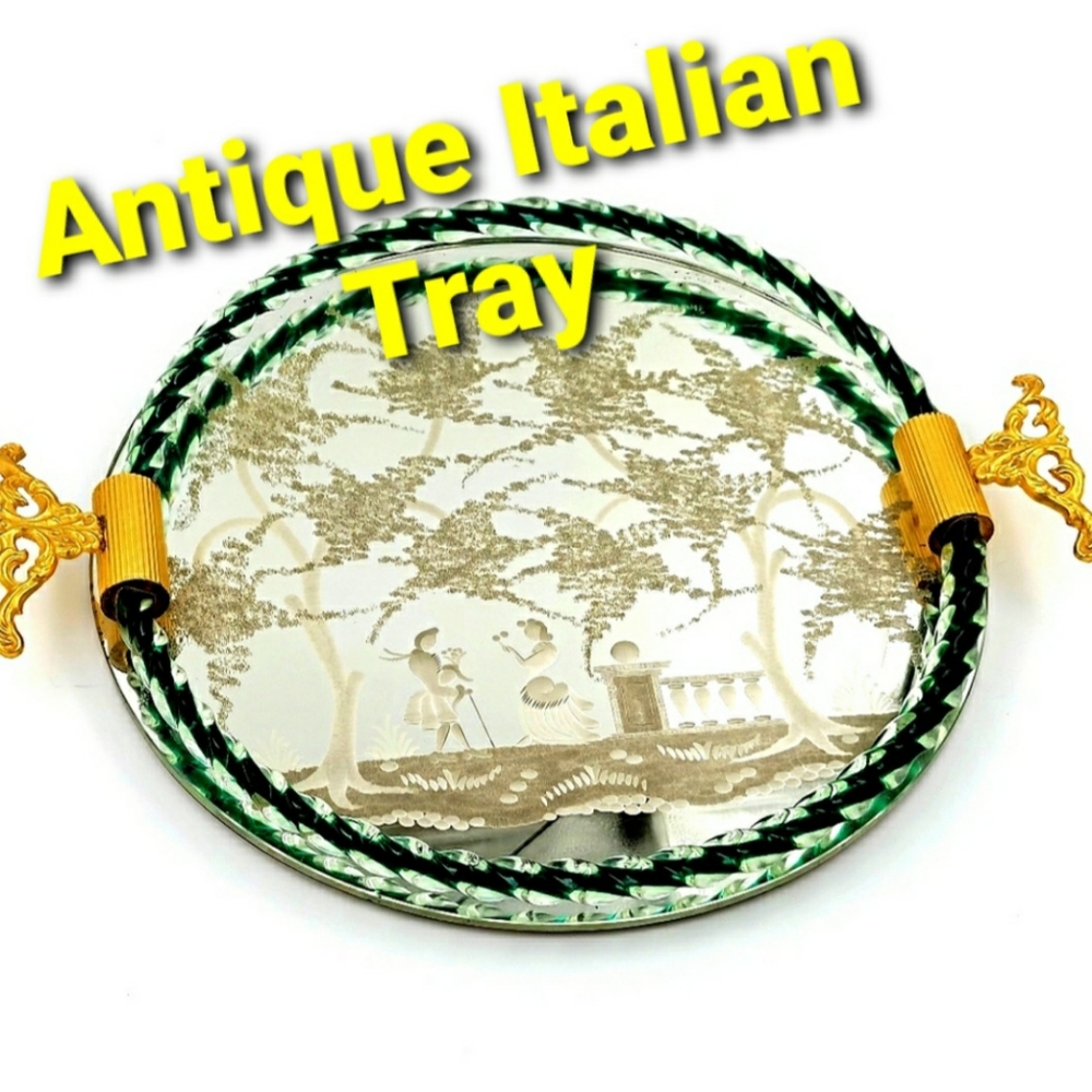 Murano/Venetian Dresser Tray